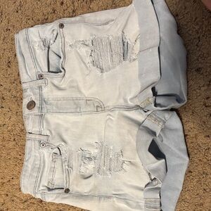 Aeropostale Light Blue Jean Shorts